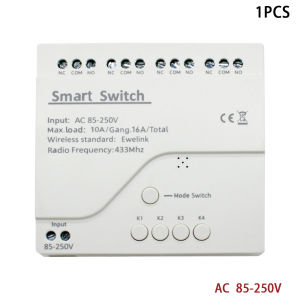 EWELINK WiFi Smart Switch Relay for Home Automation 7-32V 85-250V Dry Contact Circuit Breaker Momentary Self-Locking 433 Module
