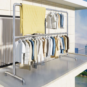 Portable Adjustable Outdoor Drying Rack