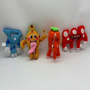 12cm Steal A Brainrot Esok Sekolah Plush Hot Game Peripheral Plushie Cute Cartoon No. 9 House Stuffed Doll Toy Gamer Fans Gift