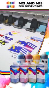 KGS M15 Eco Solvent Ink 1 Liter CMYK for DX5/DX7/DX11/XP600