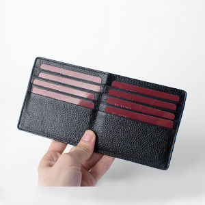 Junge Long Multi-Card-Slot Card Holder Ultra-Thin Large Capacity Genuine Leather Bank Card Holder Cowhide Couple Card Holder Middle Bag