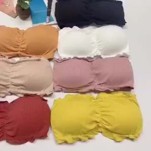 MPBRA540 Bra Kemben motif serut Pakaian Dalam Wanita Kemben Bandeau Crop