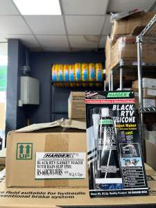 HARDEX BLACK RTV SILICONE GASKET MAKER 85.2G X 12PCS