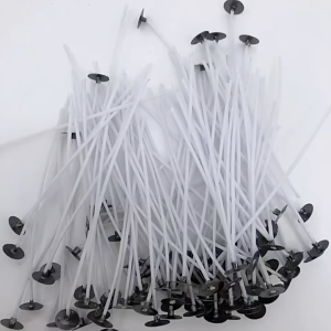 GTWO 100 Piece Natural Candle Wick Low Smoke Pre-Waxed & 100% Natural Cotton CoreFor Candle MakingCandle DIY