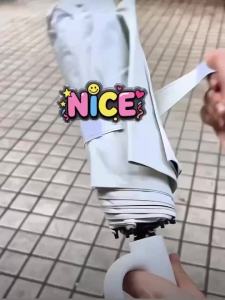 Hook Umbrella Automatic Umbrella All-Weather Folding Umbrella for Convenient Travel