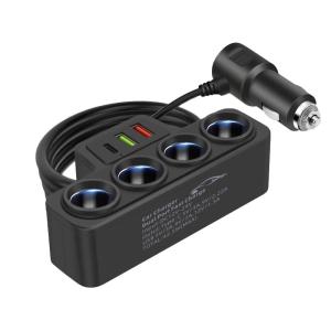 FLAME LIGHT | Universal High-Power Quick-Charging Car Charger 12V/24V 120W 3-Port Adapter