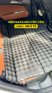 Nệm xe ô tô loại 1 chính hãng MR Ô TÔ gỗ tự nhiên ép plywood Đệm giường ô tô gấp gọn không mùi an toàn sức khỏe DG001