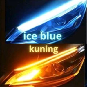 LAMPU DRL ALIS MOBIL LED SEN JALAN RUNNING WELCOME LIGHT 30 60 CM 2 MODE WARNA NYALA MODEL PIPIH ULTRA SLIM TIPIS