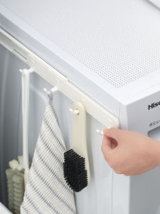 Retractable Gap Hook Pull-out Gap Storage Rack Punch-Free Strong Load-Bearing Viscose Kitchen Cabinet Rack