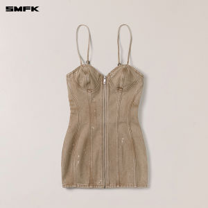 SMFK | Wild Origin Iridescent Handmade Denim Dress