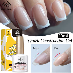 BORN PRETTY 1 Bottle 7ml/10ml Quick Extension Gel Nail Fast Tips Finger Extension Glue Quick Building Gel Nail Art Soak Off UV Gel