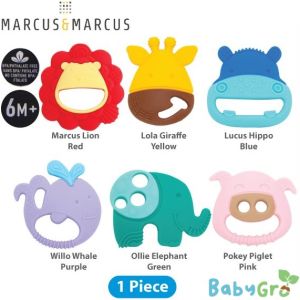 Marcus & Marcus Silicone Sensory Baby Teether 6m+