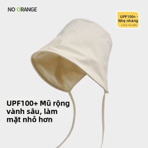 NOTHAVEORANGE | Mũ Bucket Nữ Chống Nắng Chống Tia UV Có Dây Buộc