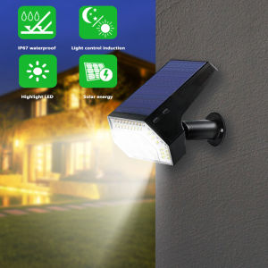 Solar Spotlights Outdoor Waterproof Spot Lights Brightness Adjustable for Garden Backyard Driveway Patio Decor