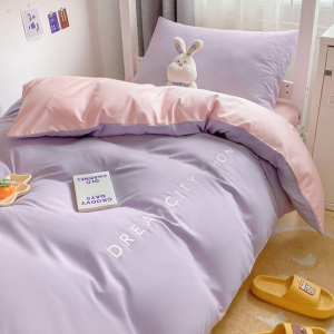 Purple Single Bed Sheet Set