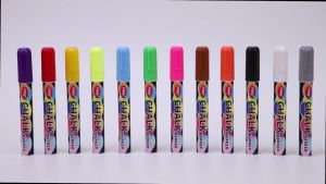 8pcs Liquid Chalk Markers Magnetic Whiteboard Markers Water-Based Reversible Tips For Kids & Adults Glass & Chalkboards