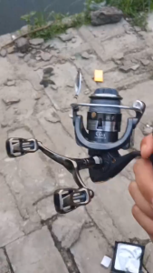 Fishing Reel Handle Double Handle Replacement Grip Spinning Reel Handle for 1000-4000 Series Fishing Reel Accessories