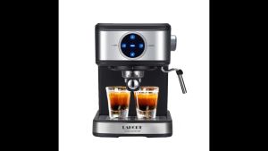 🎁【2 Years Warranty】LAHOME Automatic Espresso Coffee Maker Machine 2 Shots On Sale Touch Screen Electric Coffee Machine With Milk Steamer Milk Fother Touch Panel Smart Control Automatic Shut-Off Ture 20 BAR