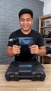 Powerful GSB 13RE Electric Hammer Drill (Set)