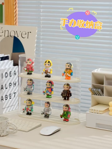 SKISOPGO Toys Display Box Transparent Childrens Toy Doll Display Storage Box Large Capacity Model Storage Rack