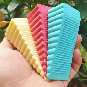 Windproof door plug without punching creative silicone door plug household security door wedge anti-clip door card