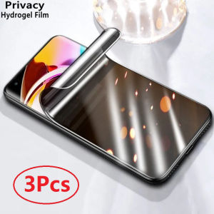 3Pcs Privacy Hydrogel Film For Vivo Y19 Y19e Y04 Y39 Y29s Y19s t Y18i Y03t Y37m Screen Protector Without Fingerprint Unlocking