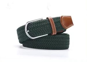 New Womens Mens Canvas Belt High Quality Elastic Casual Woven Waist Strap Needle Buckle Belts for Men Women 107/120/130cm