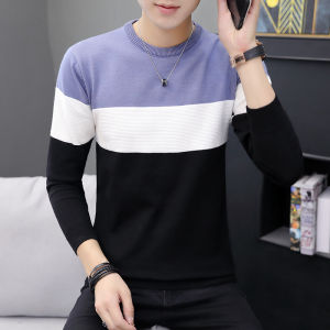 Áo Len Nam Cao Cấp Phối Màu Trẻ Trung Thời Trang - Áo len nam dài tay phong cách Hàn Quốc (ALN1)