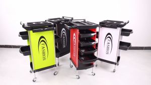 Xe Đẩy Làm Tóc 5 Tầng Xe Đẩy Salon 5 Hộc Để Đồ Nhựa Cao Cấp Dễ Lau Chùi Có Bánh Xe Đi Chuyển Được Hàng Nhập Khẩu Cao Cấp