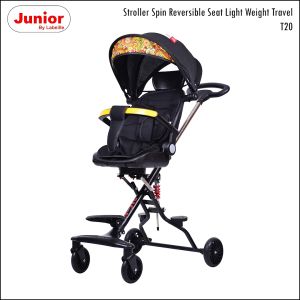 Junior Labeille T20 Baby Stroller Spin Reversible Seat Light Weight Travelling Kereta Dorong Lipat Bayi Anak