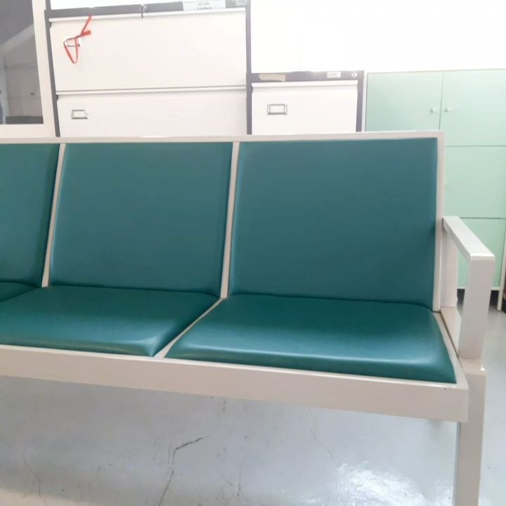 OFIX 3-Seater/ 4-Seater PU Steel Airport Gang Chair- (Green) Lazada PH