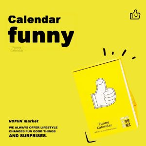 WUQUGONGSHE | Quirky Stress Relief Birthday Gift Calendar Decorative Stand