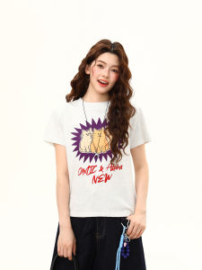 WILDAZI | Vintage Slim Fit Cat Print T-Shirt