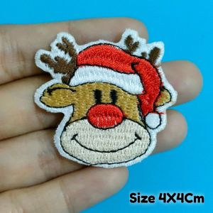 COD ( Tinggal Setrika ) Bordir Tempel Christmas patch Iron Santa Deer Tree Snowman Iron Patch Premium Emblem Bordir Tempel Tambalan Baju Sobek Tembelan Celana Robek Tempelan Jaket Bolong Hiasan Bordir Baju Stiker Baju Stiker Tas