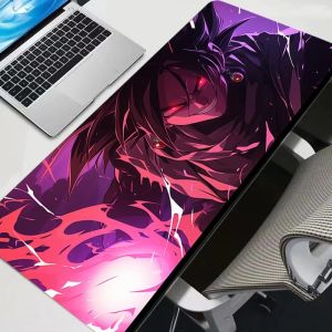 Bandai | Black Goku Dragon Ball Z Computer Varmilo Keyboard Mouse Pad Anime Gaming Accessories Table DBZ Gamer Carpet Desk Mat Mousepad