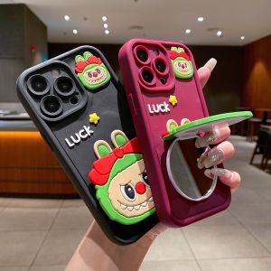 สำหรับ Realme 15 14X C75 C71 C67 C65 C63 C55 C35 C53 Note 50 C51 14 Pro 11X 12X C21Y C25Y 7i C17 C25 C15 C12เคสโทรศัพท์กระจกการ์ตูน