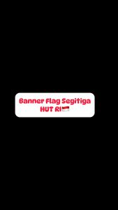 Bunting Flag Segitiga Polkadot Salur/ Banner Segitiga Polkadot Salur Merah Putih