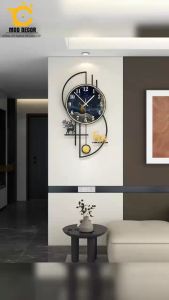 Đồng hồ treo tường trang trí công phượng tráng gương MOD Decor Lianzhang JJT mã 2608