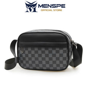 MENSPE Men Bags Mens Shoulder Bag Cross Body Bag Casual Shoulder Bag Men Fashion Shoulder Bag Large Capacity PU Bag Casual Sport Street Bag for Travel Outdoor