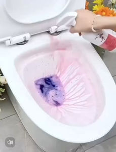 Toilet Cleaner Flower Fragrance Bathroom Cleaner Tile Cleaner Deodorant Strong Stain Removal