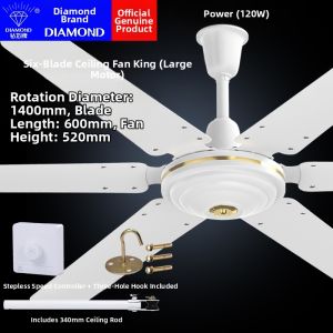 Diamond | Powerful Floor Standing Fan 6 Blades 80inch