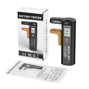Aideepen | BT-1 Kỹ Thuật Số Kiểm Tra Pin Màn Hình LCD Hiển Thị Cho 9V 1.5V AA AAA Tế Bào Nút Đa Năng Volt Kiểm Tra Điện Gia Đình Tự Làm Dụng Cụ