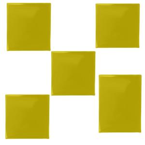 VODOOL Motorcycle Seat Gel Pad Shock Absorption Mat Comfortable Cushion Yellow