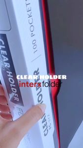 Dokumen Holder Isi 80 Pockets Folio Dokumen Keeper Clear Holder Interxfolder CHX 2080F Box Cover