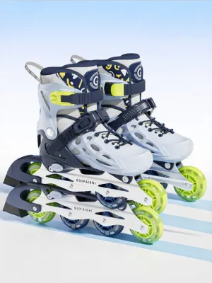 LIWAN | Childrens Beginner Adjustable Flashing Roller Skates