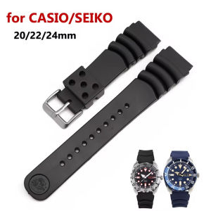 20mm 22mm Silicone Watch Band for Samsung Galaxy Watch 6 5 4 Active 2 Sport Waterproof Watch Strap for Huawei 4 GT3