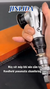 Máy Vát Mép Khí Nén Cầm Tay Mini 45° Vát Góc C Góc R Dụng Cụ Tẩy Ba Via Kim Loại Thép Inox Nhôm Máy Vát Mép Khí Nén Cầm