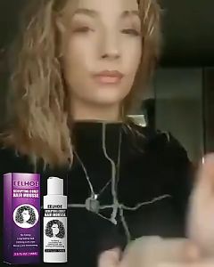 EELHOE  100ml Curly Hair Styling Elastic Curly Hair Moisturizing Fluffy Styling Hair Treatment Elasticizer