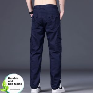 Wear-Resistant Workwear Trousers Loose Men Pants