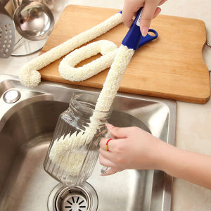 Chổi Rửa Cốc Đựng Rượu Vang Có Thể Cong Được Chổi Rửa Chai Có Cán Dài Chổi Rửa Dụng Cụ Khử Tan Hợp Kim Nhôm